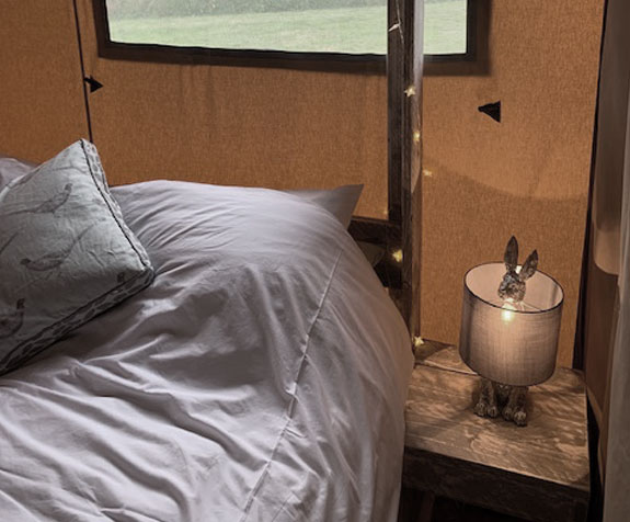 safari tent bedroom norwich
