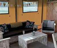 Safari Tent Glamping Lounge Norwich